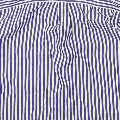Uniqlo Womens Blue Striped  Basic Button-Up Size M
