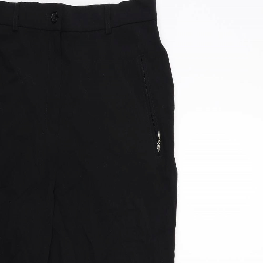 Marks and Spencer Womens Black   Trousers  Size 14 L27 in