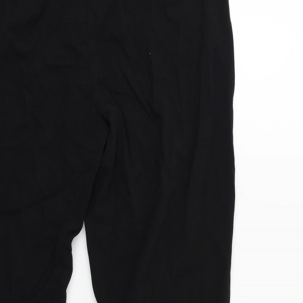 Marks and Spencer Womens Black   Trousers  Size 14 L27 in