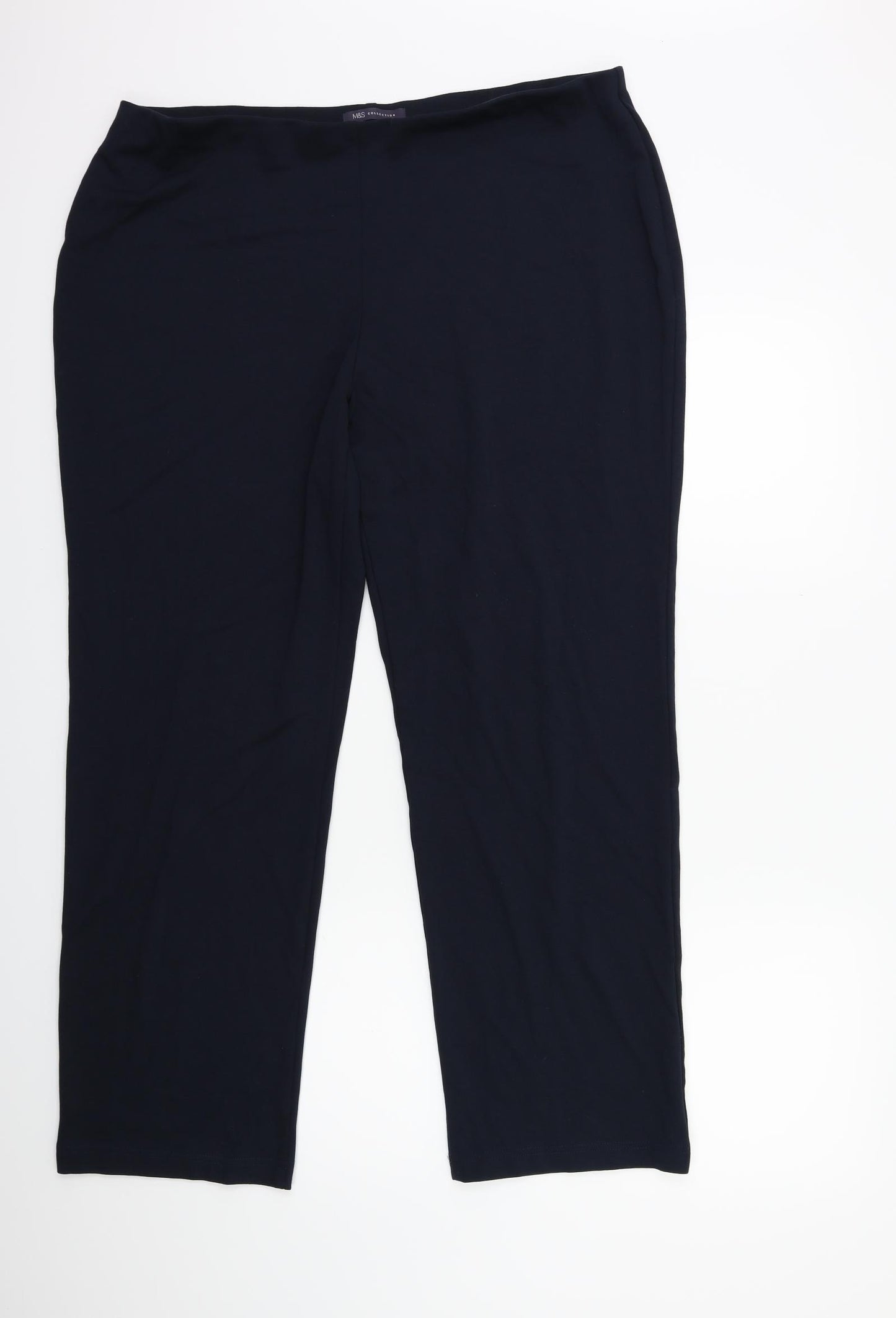 Marks and Spencer Womens Blue   Trousers  Size 20 L20 in