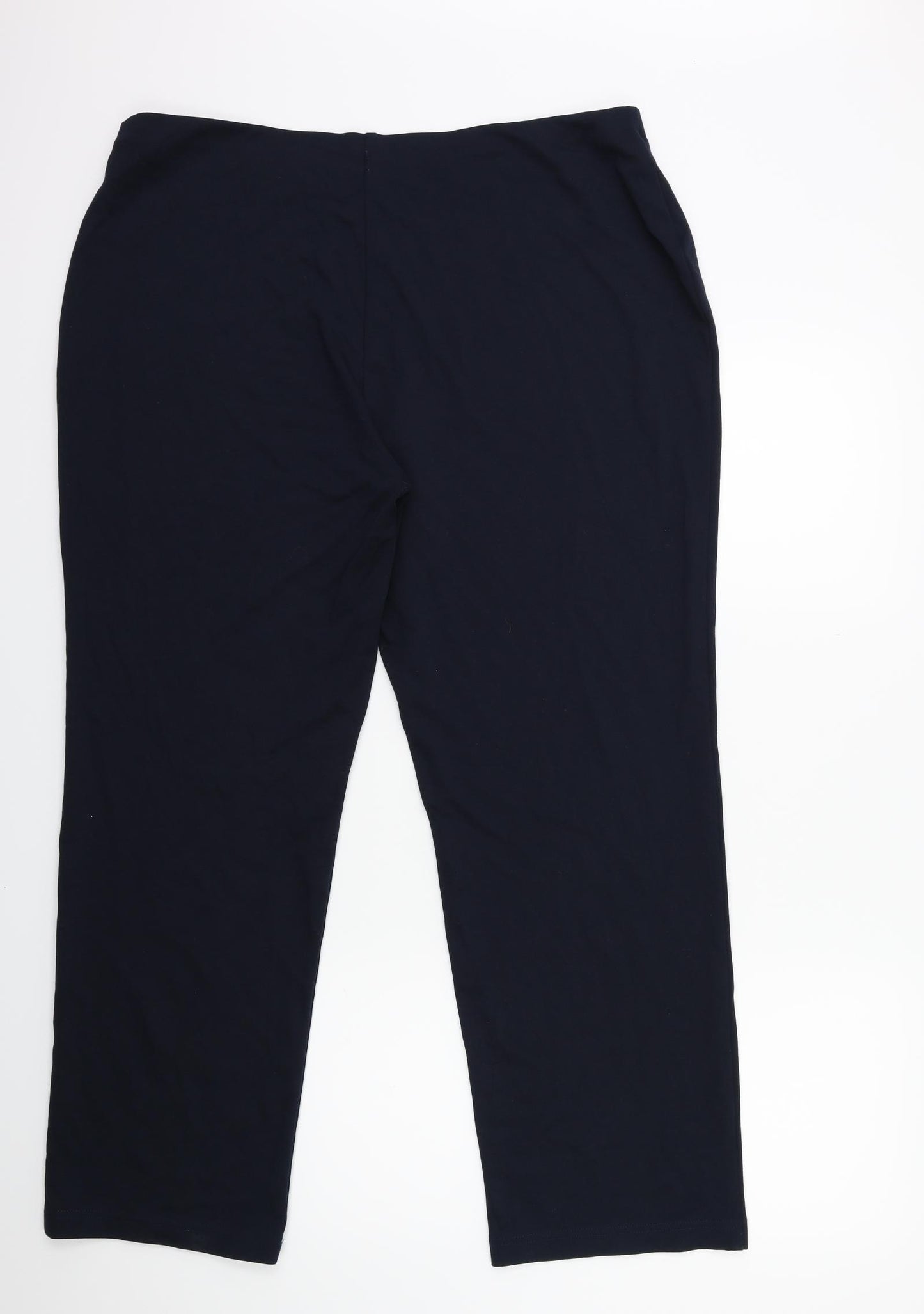 Marks and Spencer Womens Blue   Trousers  Size 20 L20 in