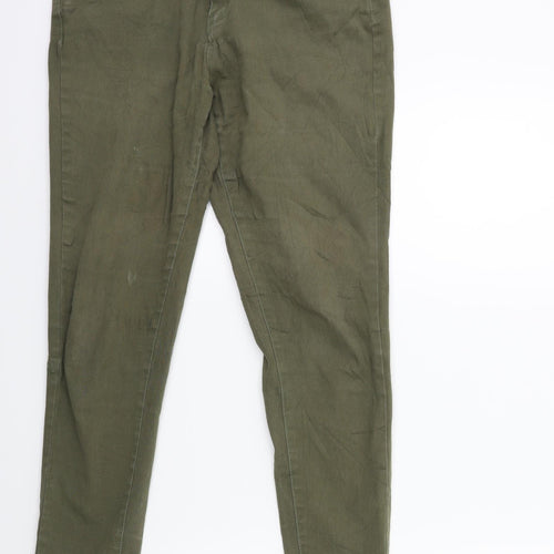 alcott Womens Green  Denim Skinny Jeans Size 30 in L28 in