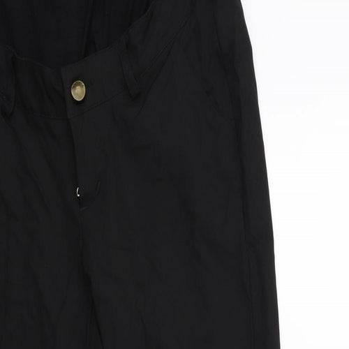 bandia Womens Black   Trousers  Size 10 L25 in