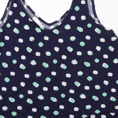 Marks and Spencer Womens Blue Floral  Basic Tank Size 12