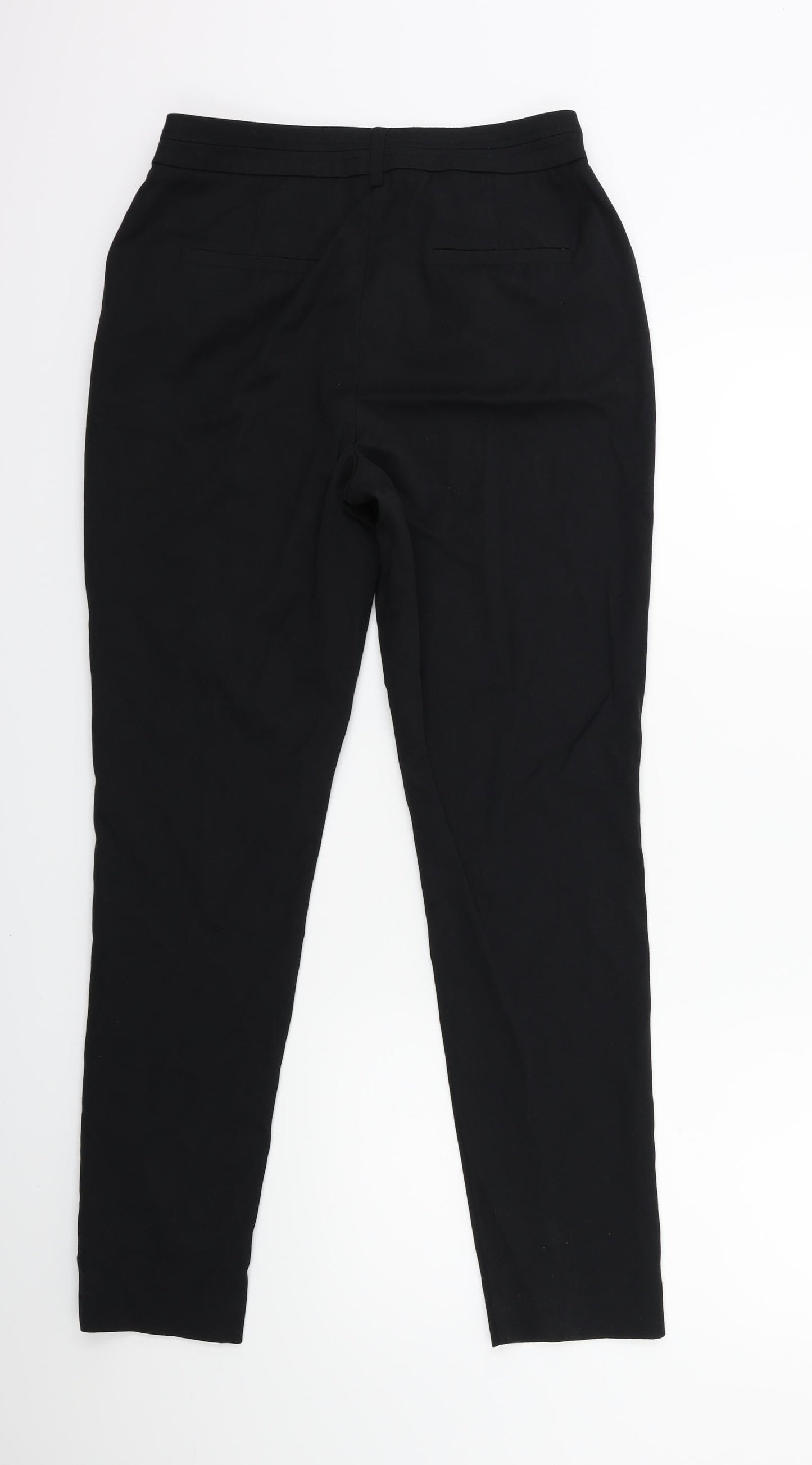 TU Womens Black   Trousers  Size 8 L29 in