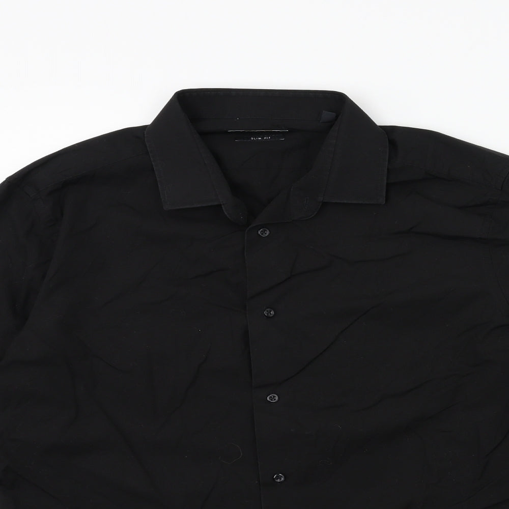 NEXT Mens Black    Dress Shirt Size 16.5