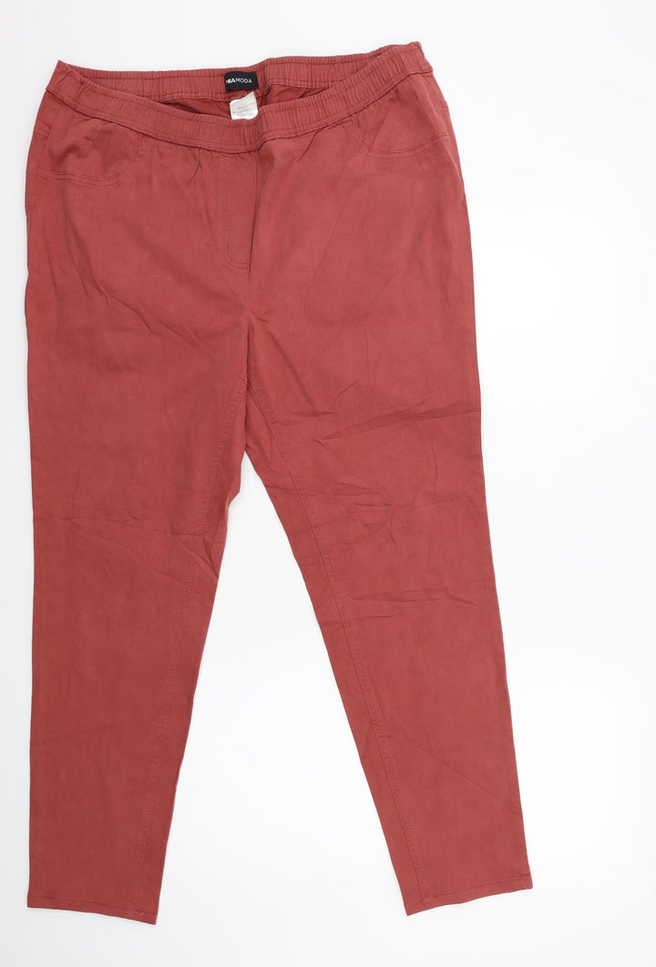 Mia Moda Womens Brown Denim Jegging Jeans Size 38 in L29 in