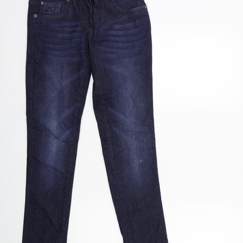Preworn Womens Blue  Denim Skinny Jeans Size 25 in L32 in