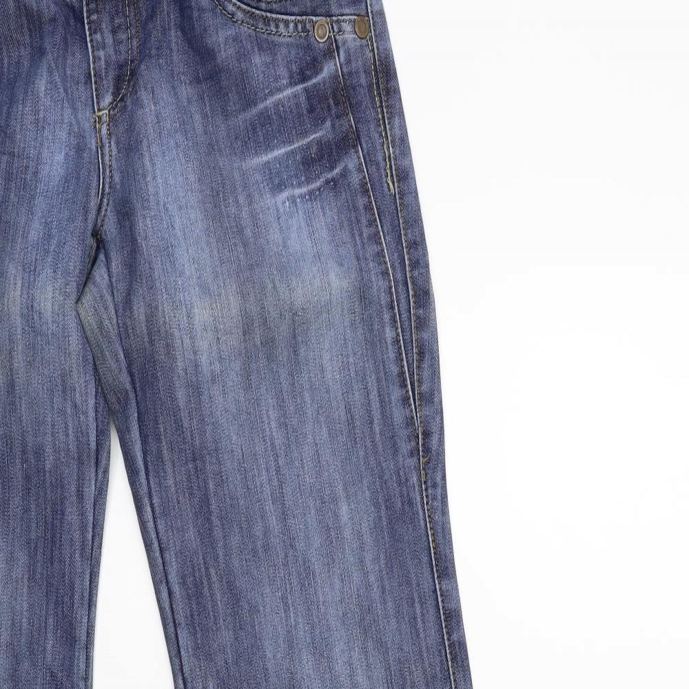 reactive Womens Blue  Denim Bootcut Jeans Size 28 in L32 in