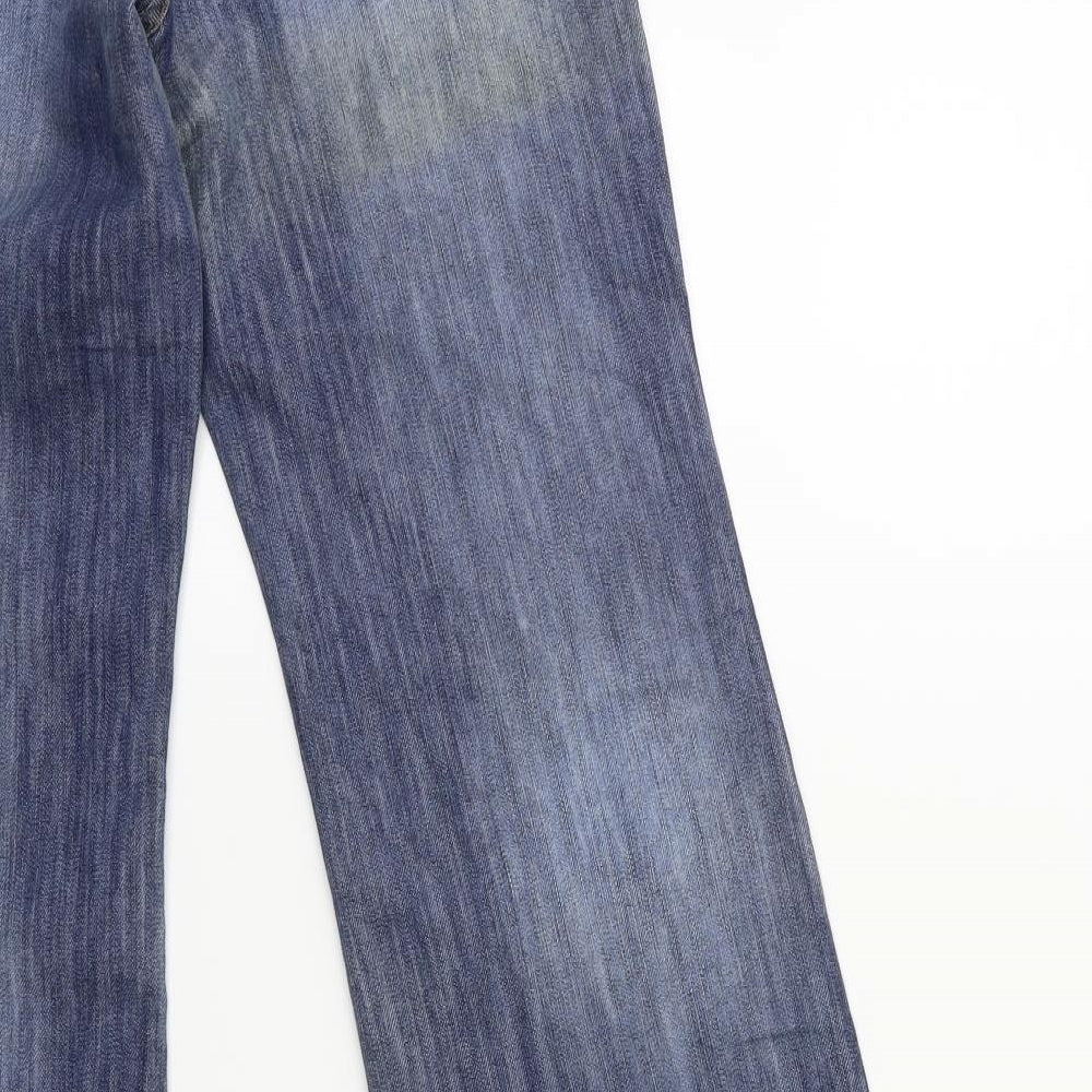 reactive Womens Blue  Denim Bootcut Jeans Size 28 in L32 in