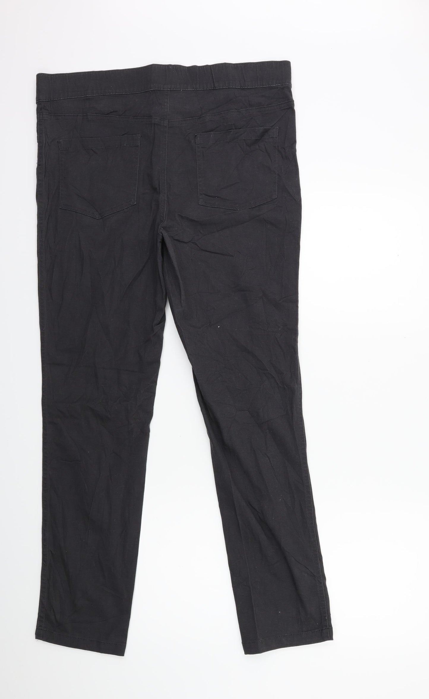 Etam Womens Grey  Denim Jegging Jeans Size 14 L31 in
