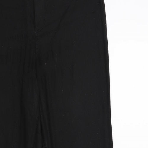 Denim & Co. Womens Black  Denim Skinny Jeans Size 14 L27 in