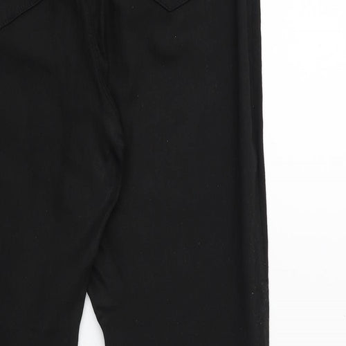 Denim & Co. Womens Black  Denim Skinny Jeans Size 14 L27 in