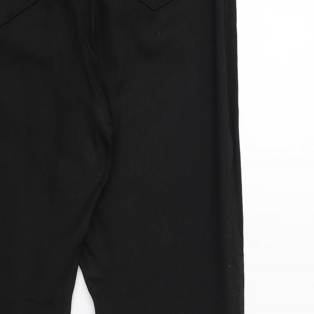 Denim & Co. Womens Black  Denim Skinny Jeans Size 14 L27 in