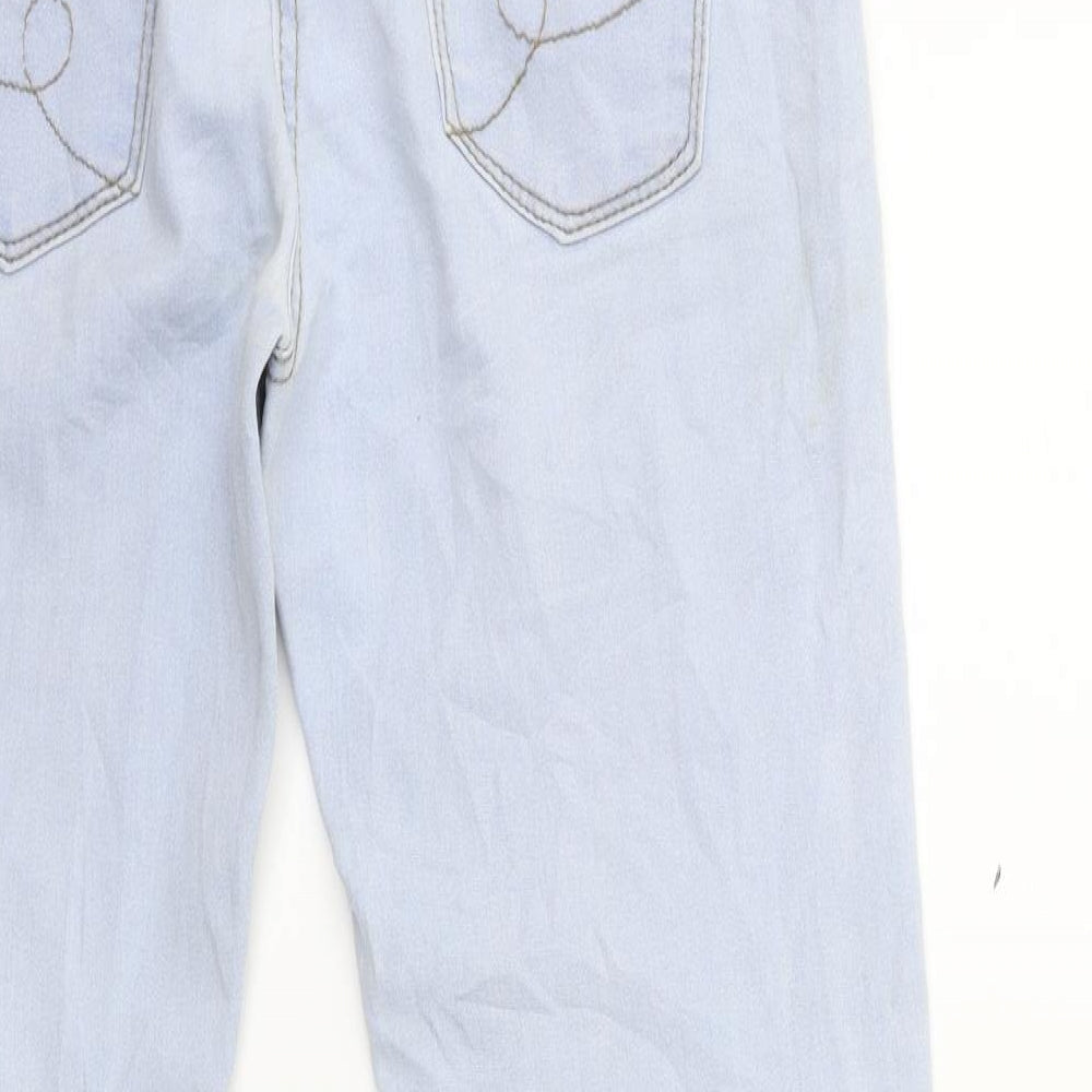 Preworn Girls Blue  Denim Skinny Jeans Size 12-13 Years