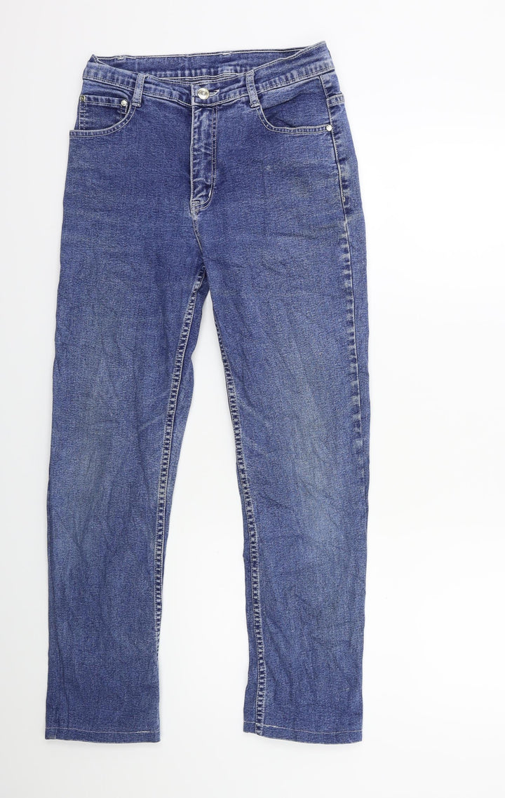 LONI Womens Blue Denim Tapered Jeans Size 31 in L27 in