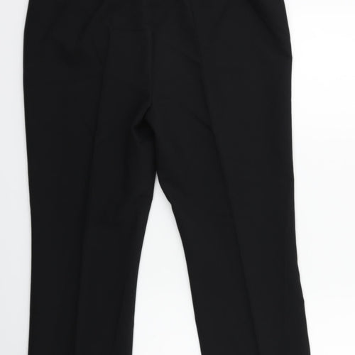 qdos Womens Black   Trousers  Size 16 L23 in