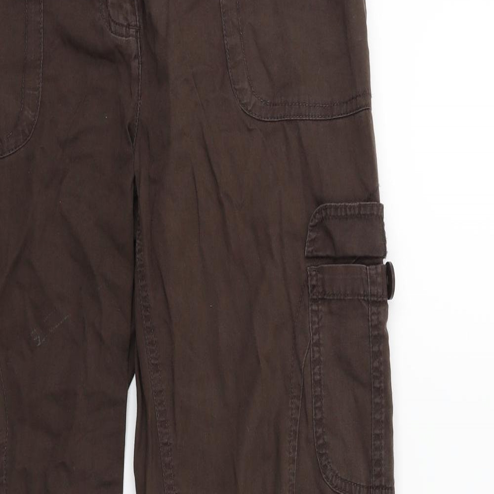 Savoir Womens Brown   Cargo Trousers Size 10 L28 in