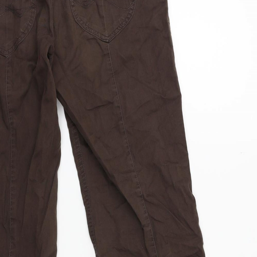 Savoir Womens Brown   Cargo Trousers Size 10 L28 in
