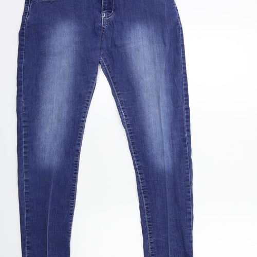 FALMER Womens Blue  Denim Skinny Jeans Size 30 in L29 in