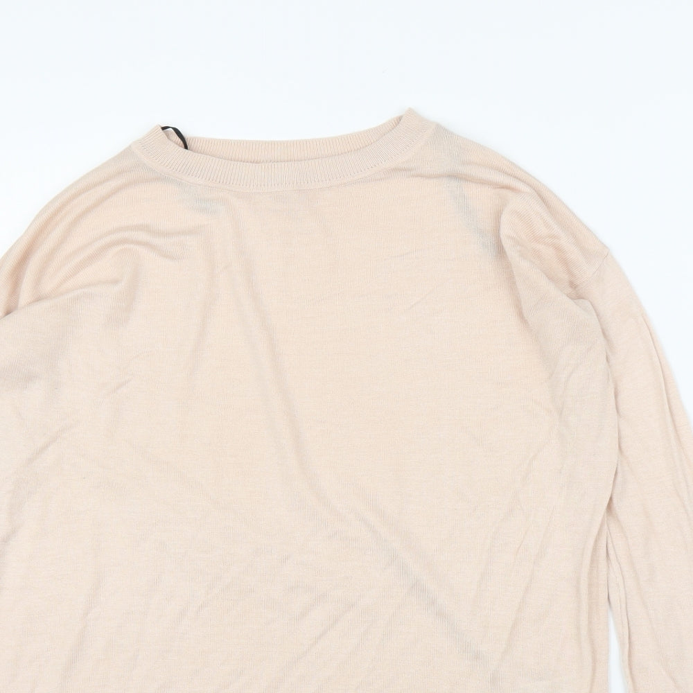 H&M Womens Pink   Pullover Jumper Size XS
