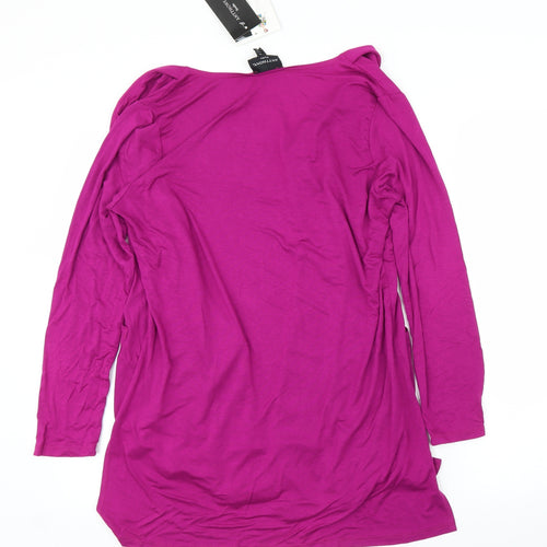 Antthony Womens Purple   Cardigan Jumper Size M