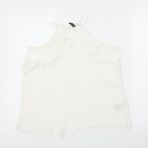 H&M Womens White   Camisole Blouse Size 12