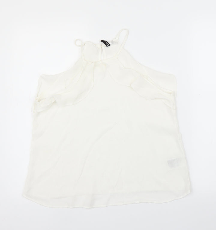 H&M Womens White   Camisole Blouse Size 12
