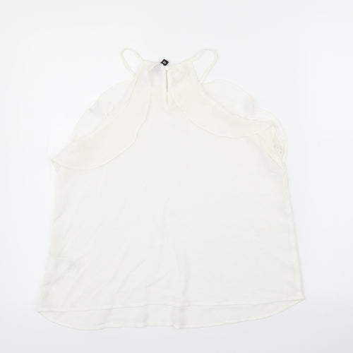 H&M Womens White   Camisole Blouse Size 12