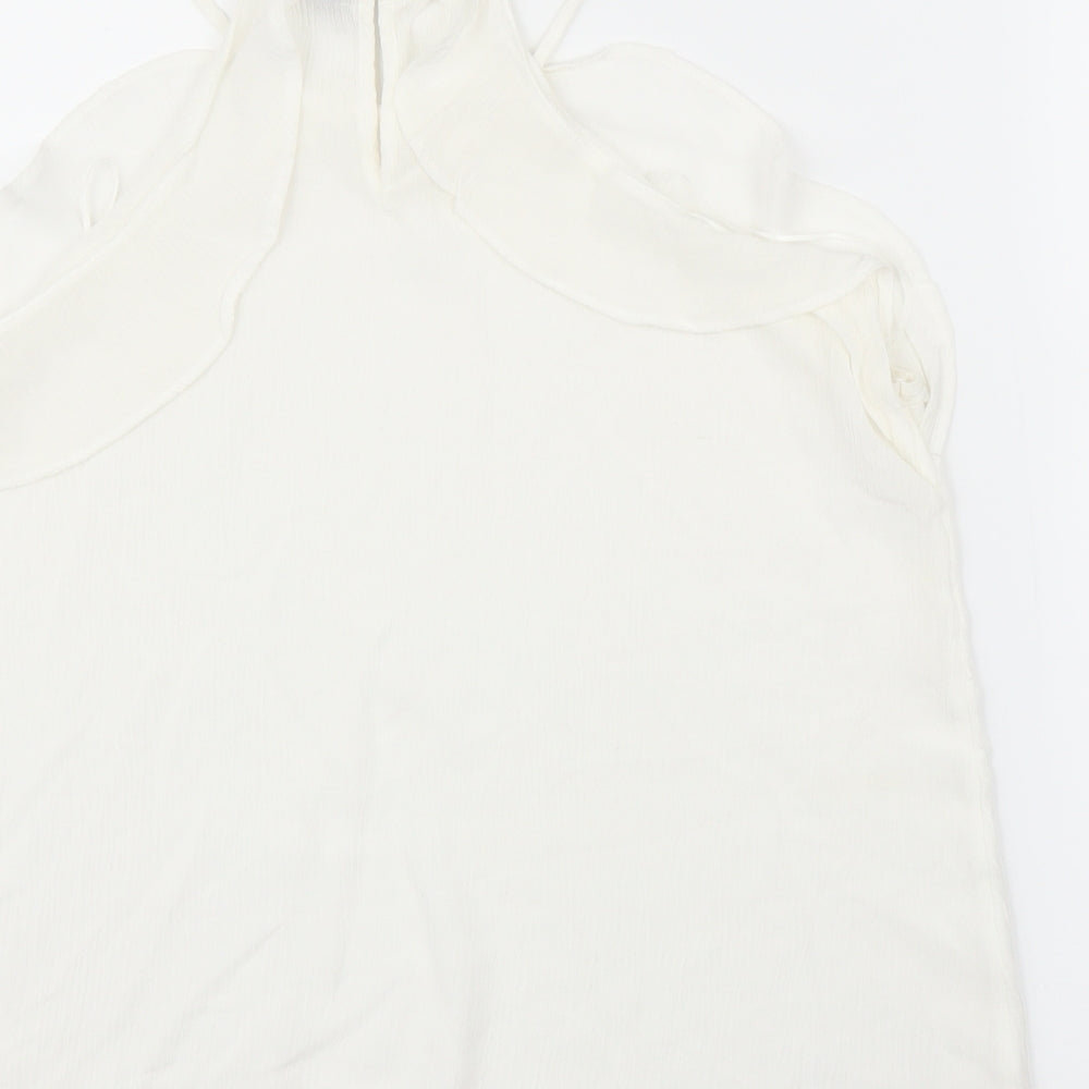 H&M Womens White   Camisole Blouse Size 12