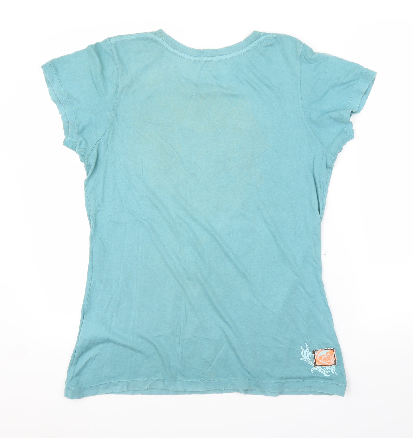 ROXY Womens Blue   Basic T-Shirt Size M