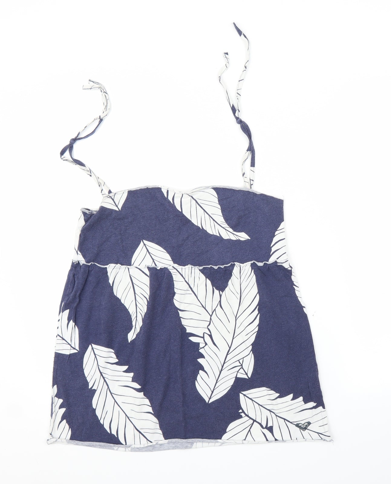 ROXY Womens Blue Floral  Camisole Blouse Size L