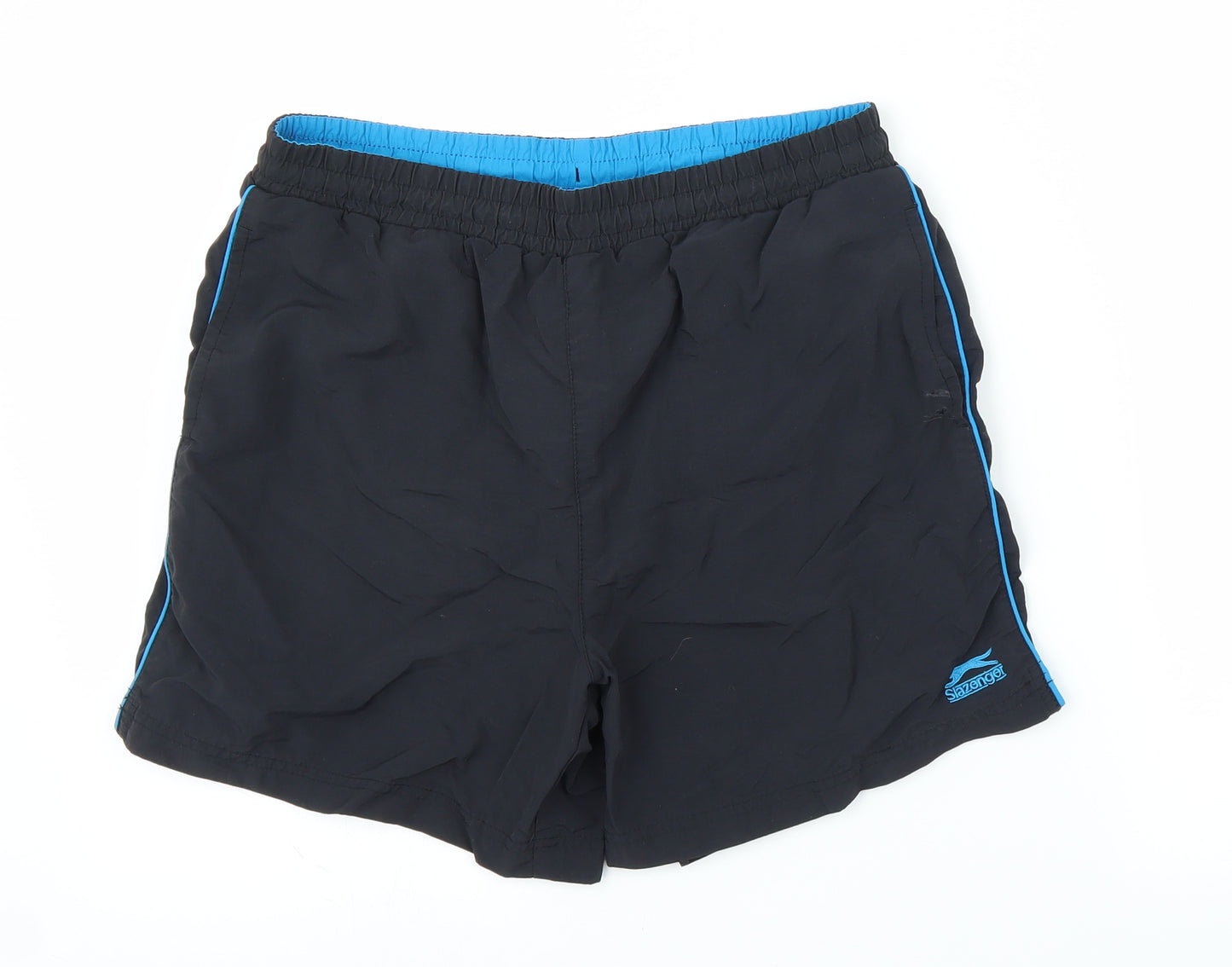 Slazenger Boys Black   Sweat Shorts Size 13 Years