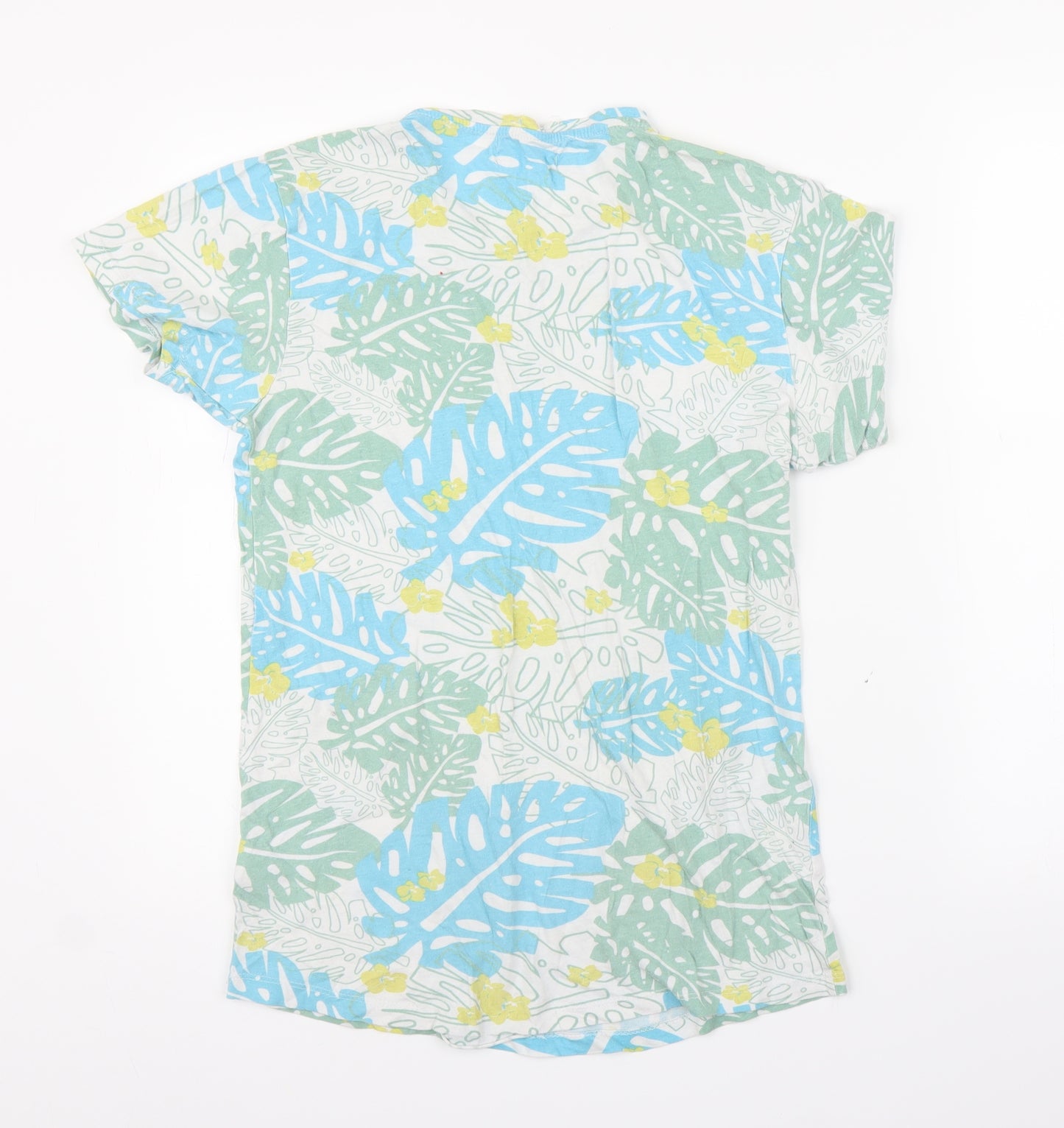 Primark Mens Blue Floral   T-Shirt Size XS