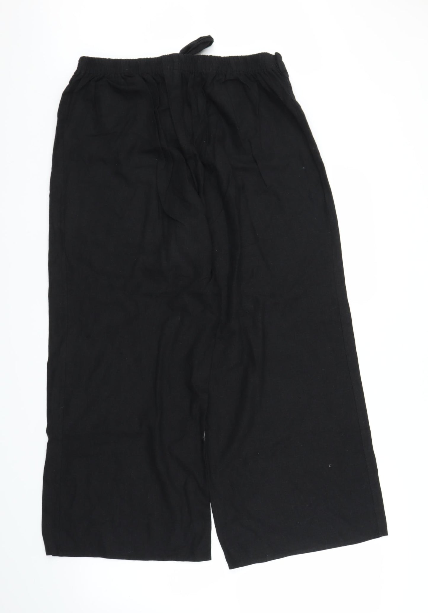 Evans Womens Black   Capri Trousers Size 18 L25 in