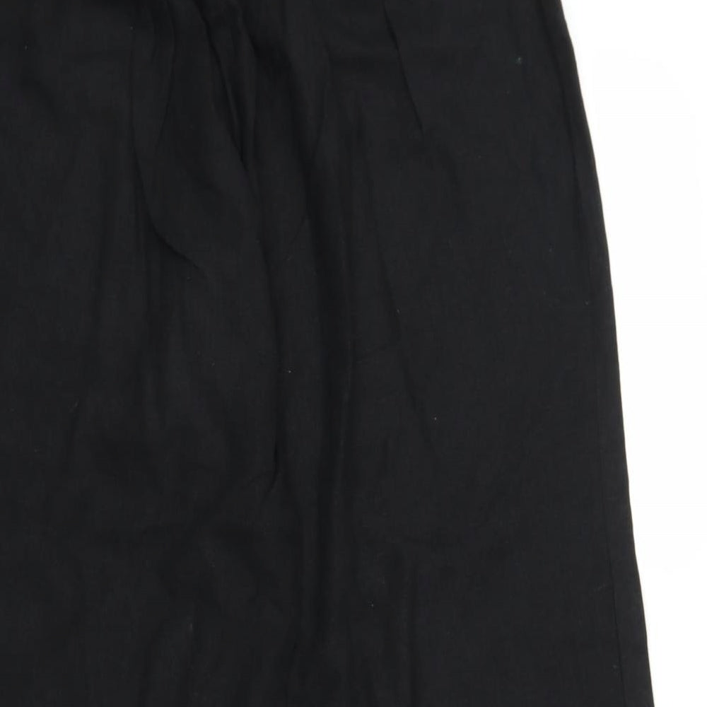 Evans Womens Black   Capri Trousers Size 18 L25 in
