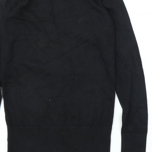 M&S Girls Black   Cardigan Jumper Size 11 Years