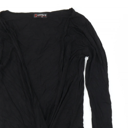 Effect Womens Black   Cardigan Jumper Size S
