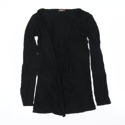 Style Womens Black   Cardigan Jumper Size M