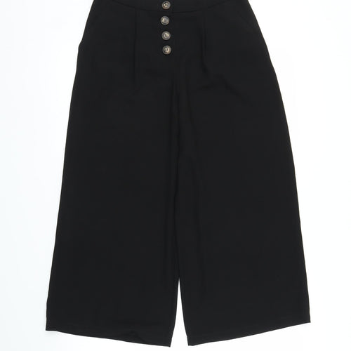 Primark Womens Black   Capri Trousers Size 10 L22 in