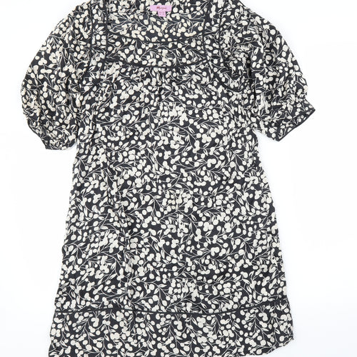 Monsoon Womens Beige Floral  A-Line  Size 10