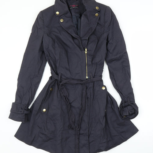 New Look Womens Blue   Overcoat Coat Size 6