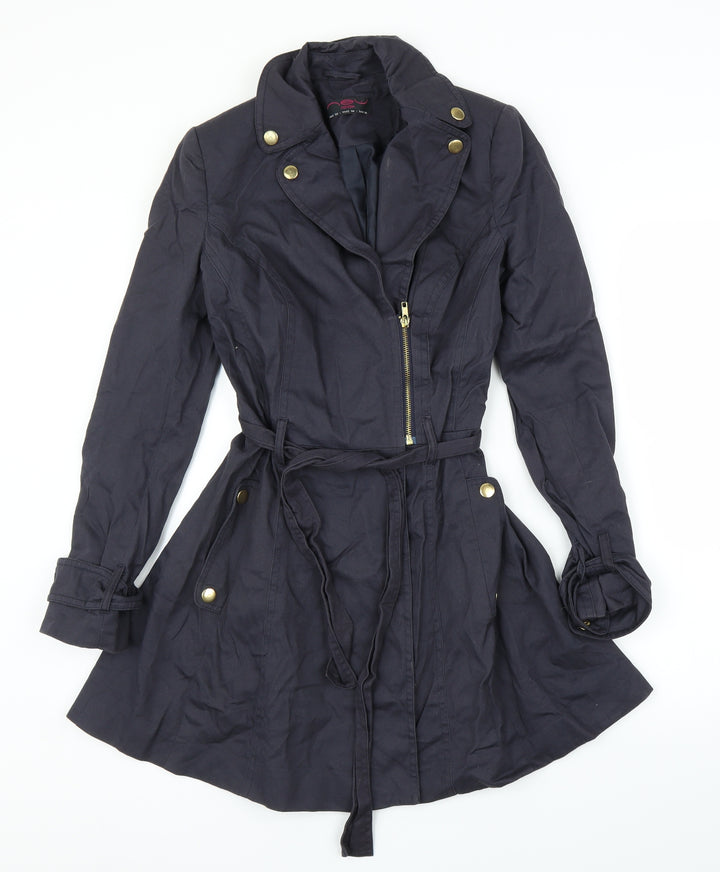 New Look Womens Blue   Overcoat Coat Size 6