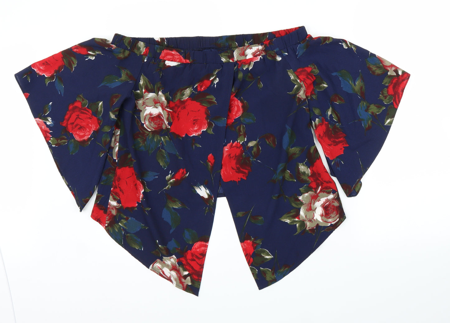 TEMT Womens Blue Floral  Basic Blouse Size 14