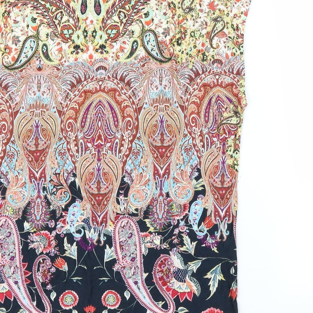 Warehouse Womens Multicoloured Paisley  Basic Blouse Size 6