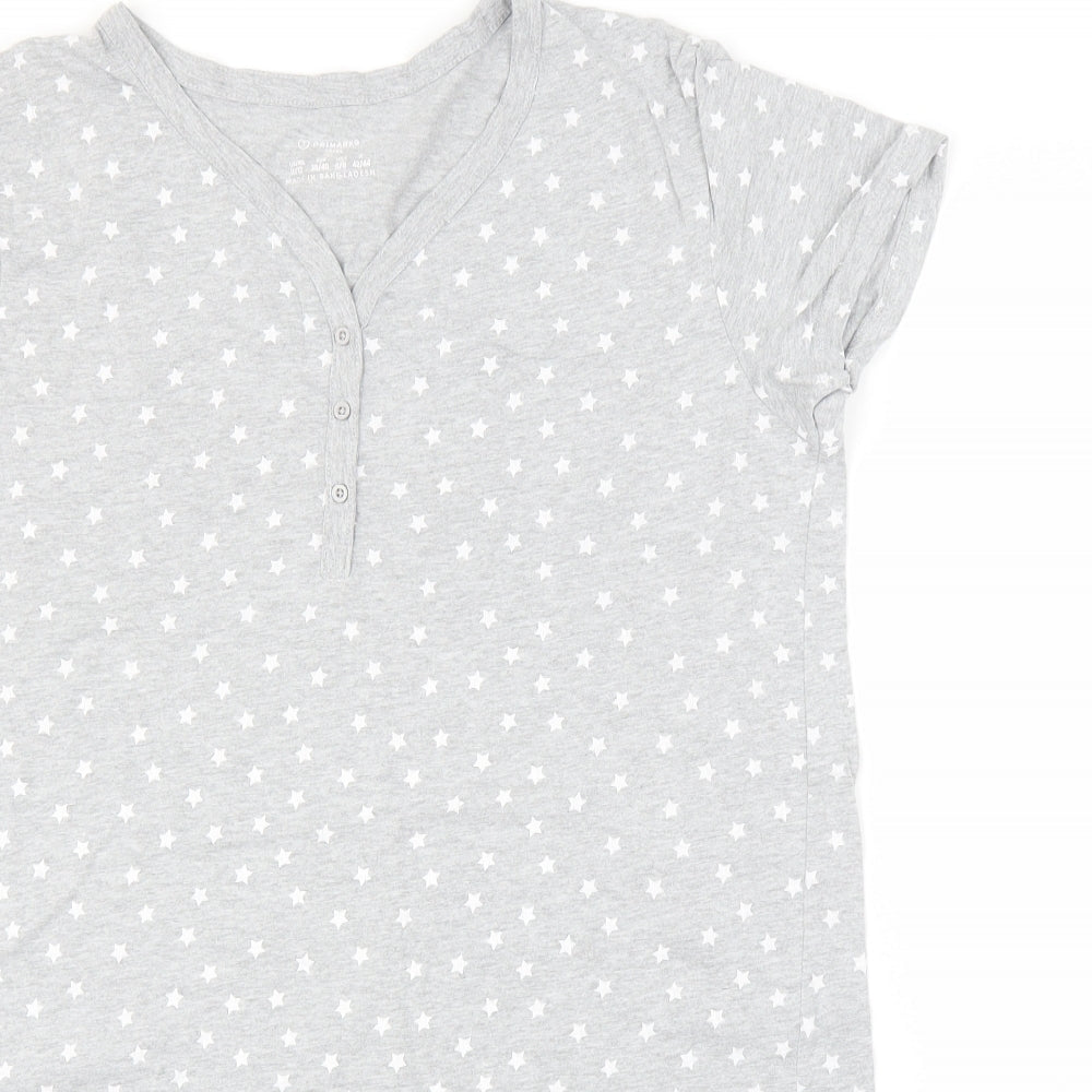 Primark Womens Grey   Capri Dress Size 12  - Stars