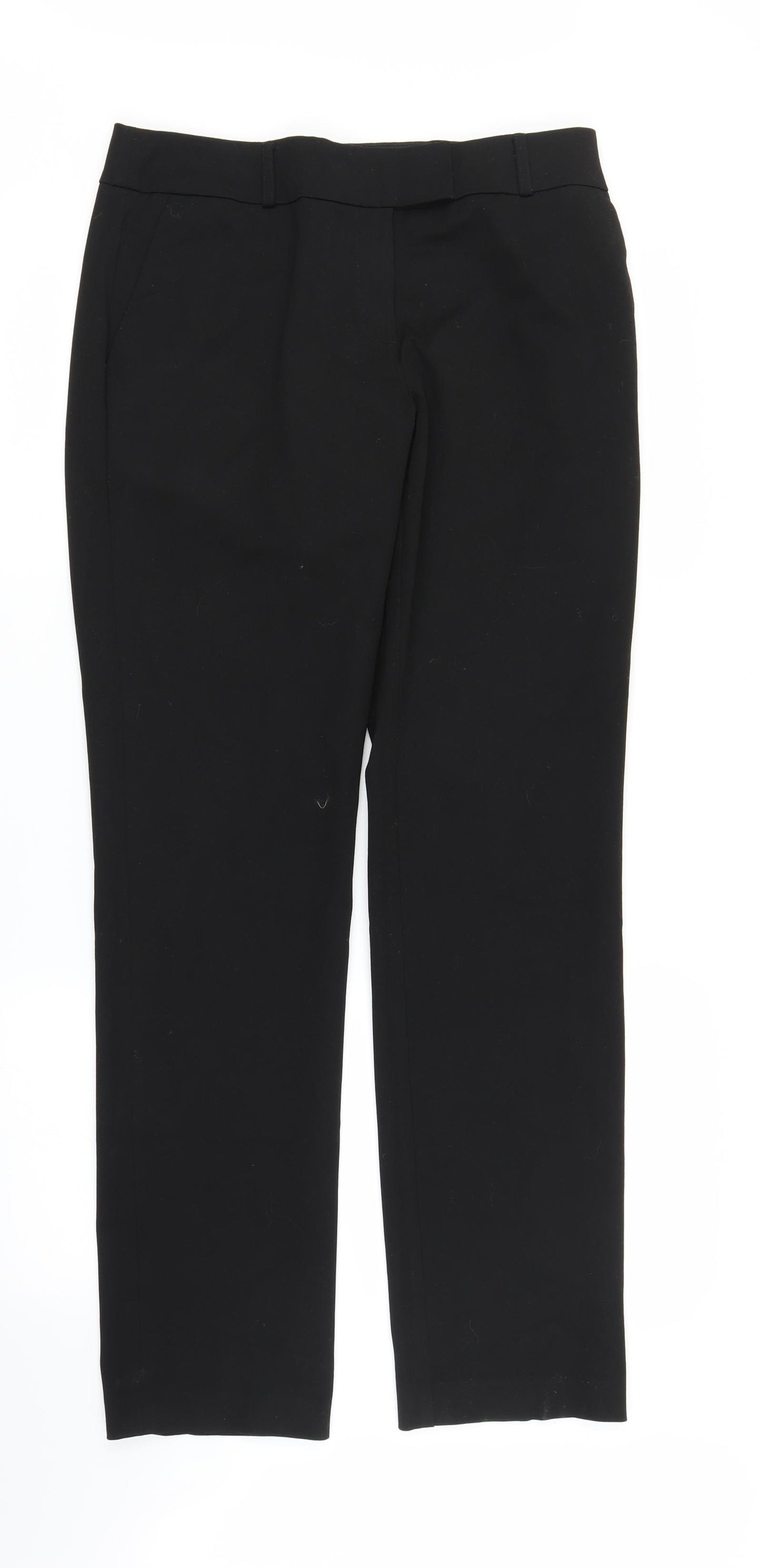 TU Womens Black   Trousers  Size 12 L31 in