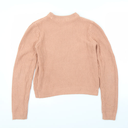 H&M Womens Pink   Pullover Jumper Size XS