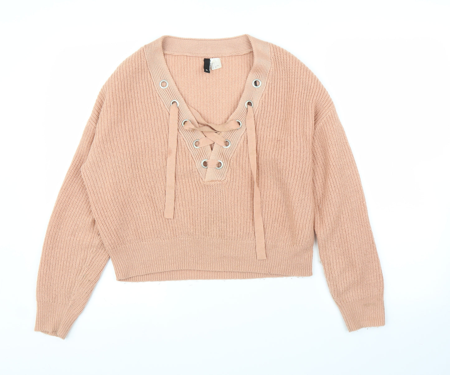 H&M Womens Pink   Pullover Jumper Size S