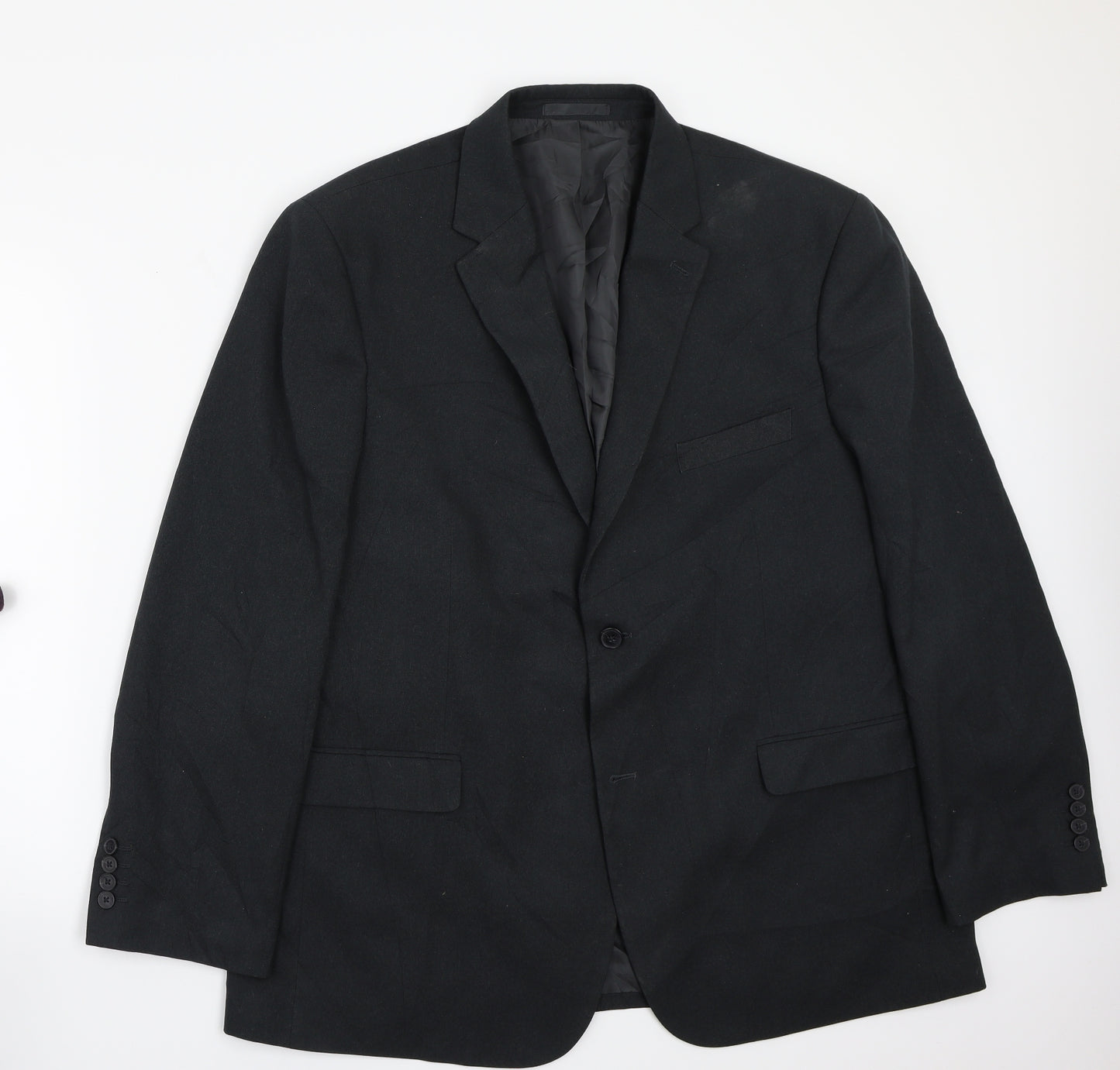 Greenwoods Mens Black   Jacket Suit Jacket Size 42